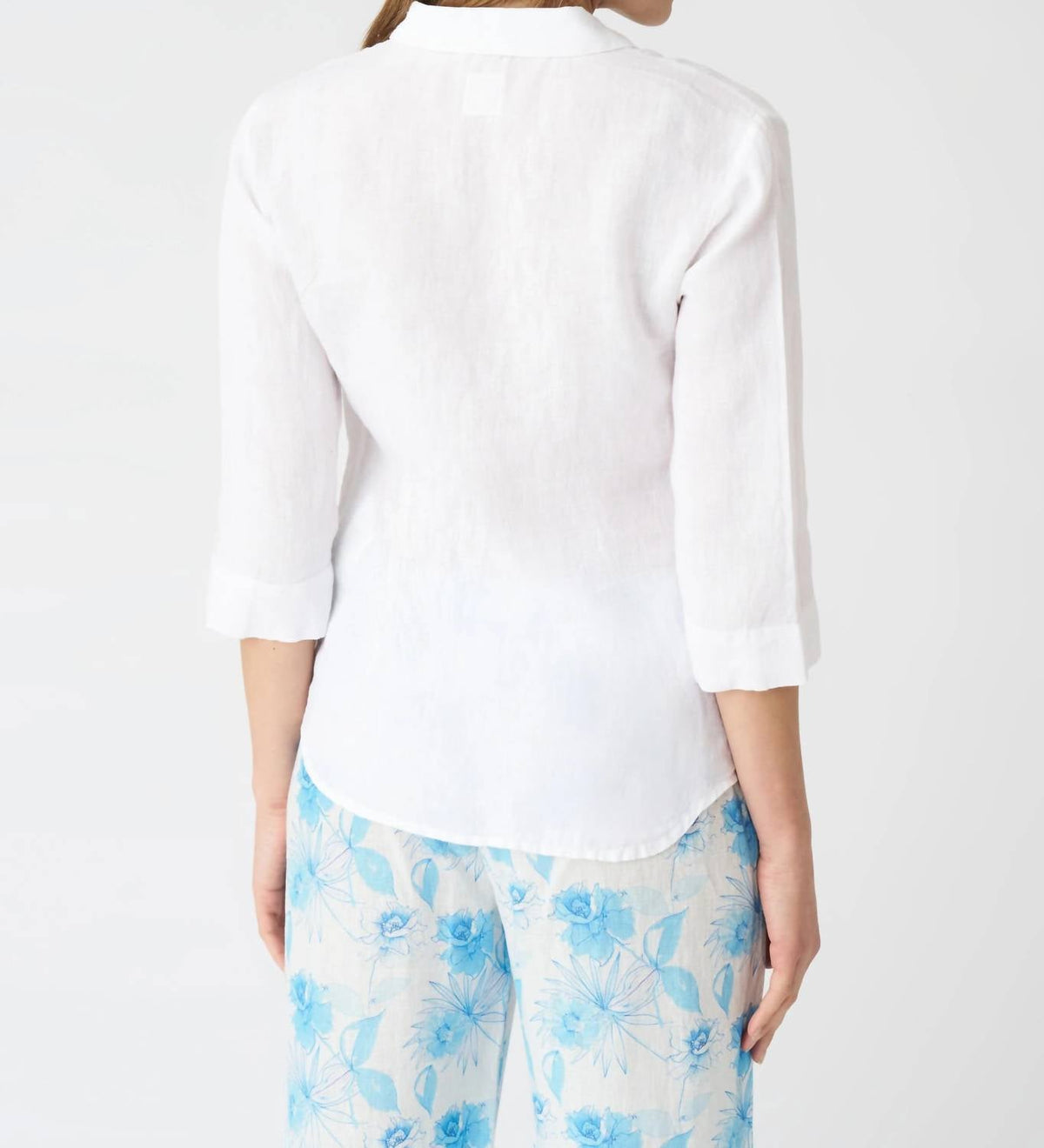 120% Lino - Bria Linen Button-up Shirt