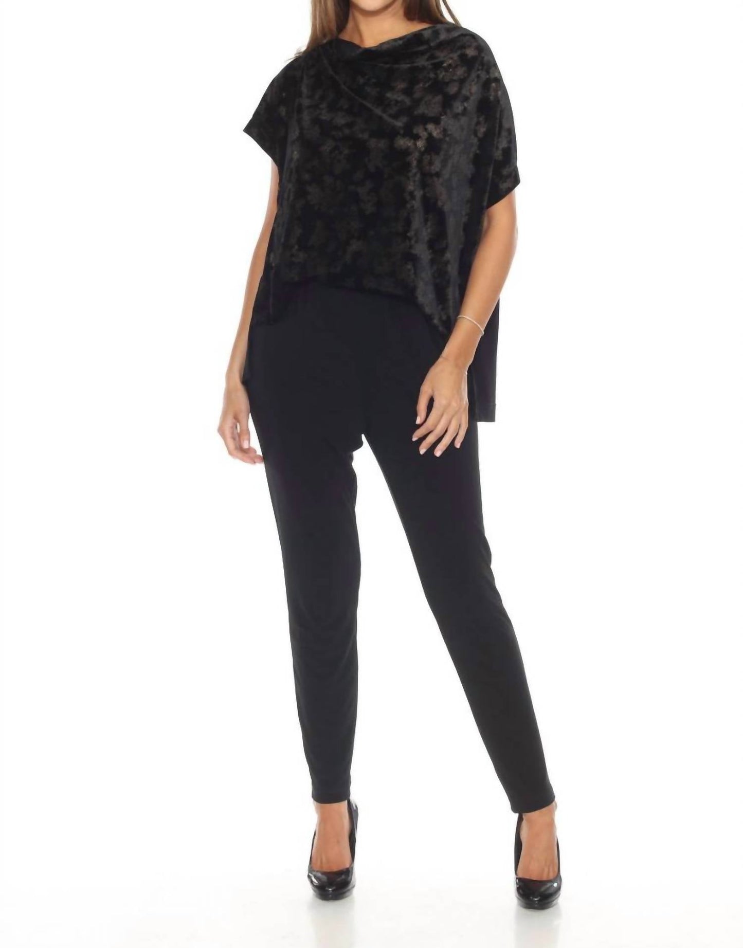 Joseph Ribkoff - Animal Print Velvet Jumpsuit