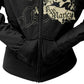 Bob Marley - Teen's Ink Blot Zip Up Hoodie