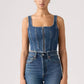 Levi'S - Seamed Zip Bustier Top