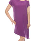 Joseph Ribkoff - Cold-shoulder Asymmetric Shift Dress