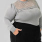 -Bl^Nk- - INDUMANI KNITTED TOP