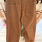 Oat New York - Women High Rise One Button Wide Leg Jeans