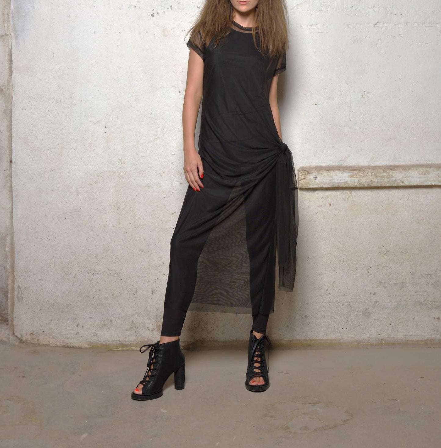 Simply Mila - Mesh Short Sleeve Dress