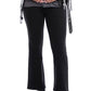 1822 Denim ReDenim Over the Bump Raw Hem Demi Bootcut Maternity Jeans in Black, Size 27