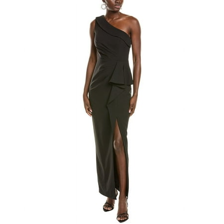 vince-camuto-womens-black-one-shoulder-laguna-crepe-gown