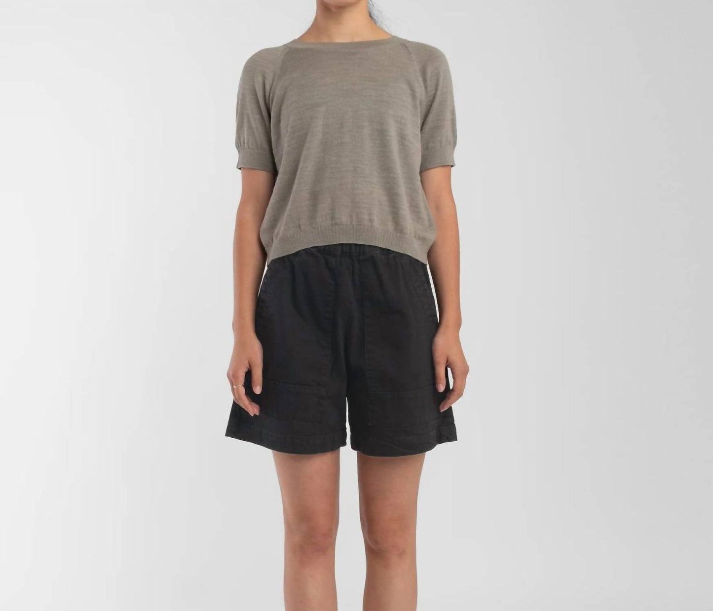 Micaela Greg - Raglan Short Sleeve Tee