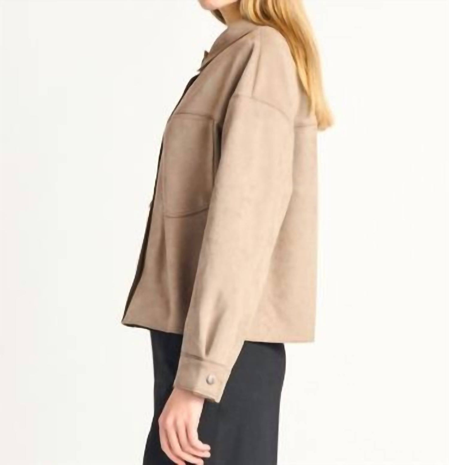 Black Tape - Vegan Suede Jacket