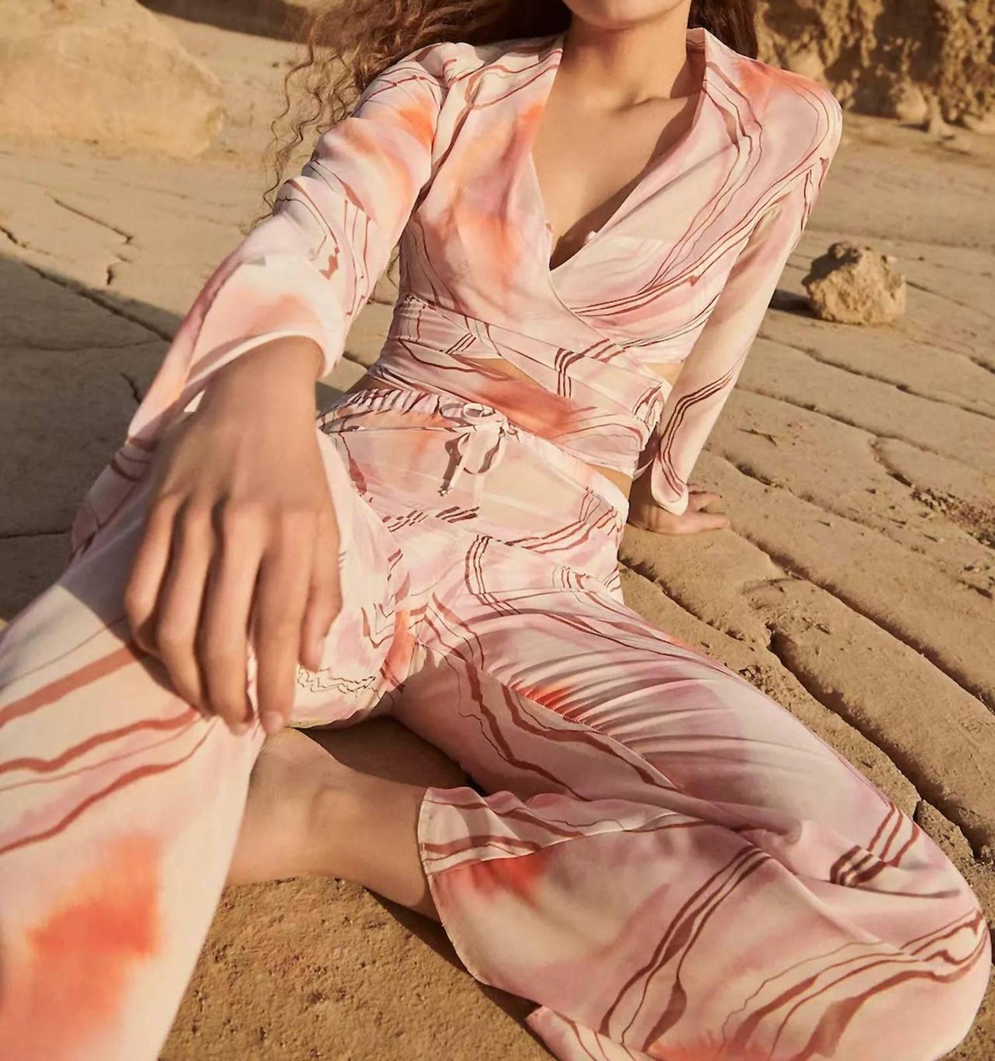 Nelblu - Viento Sheer Palazzo Pant