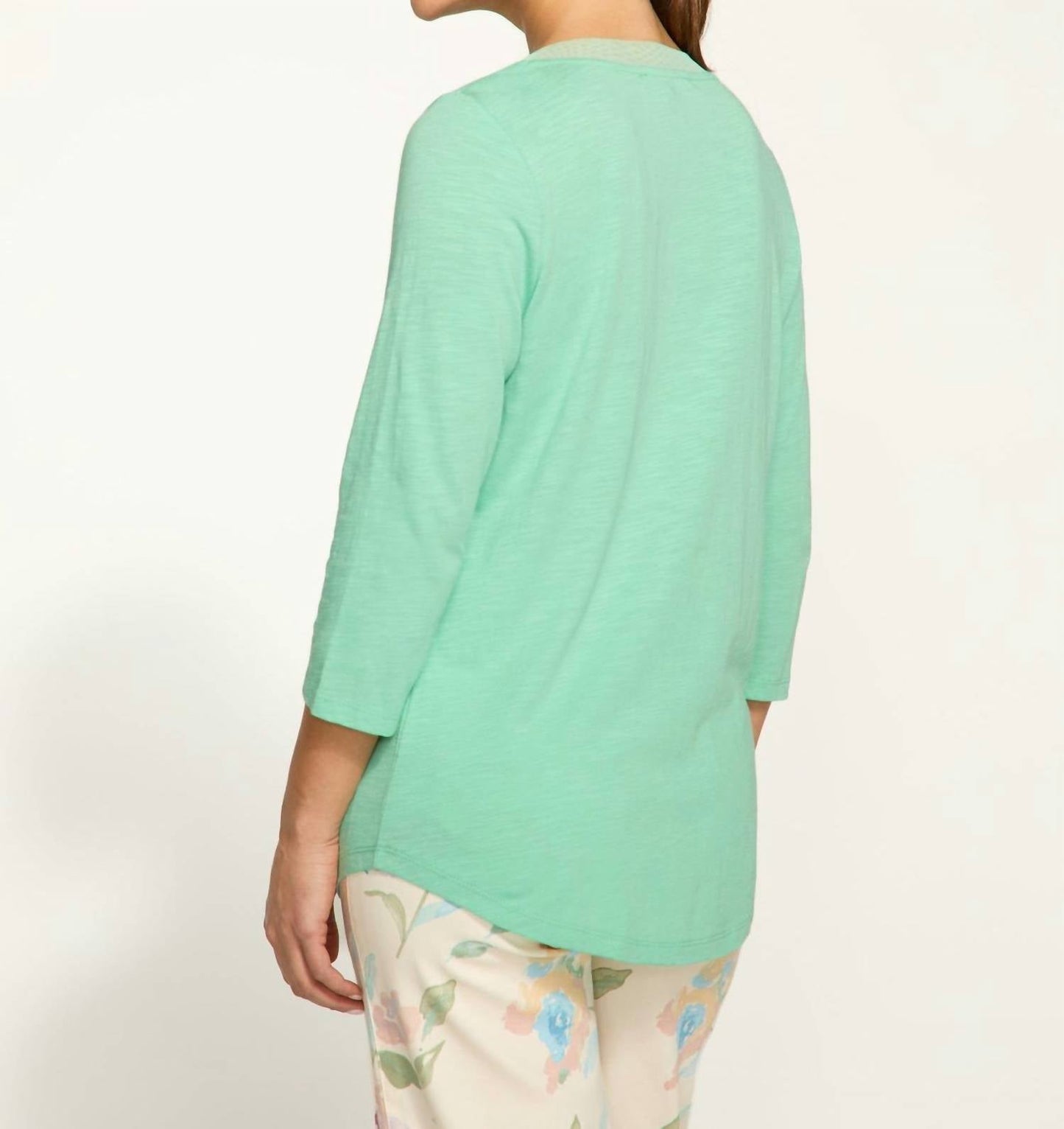Fdj - Mesh V-neck Top