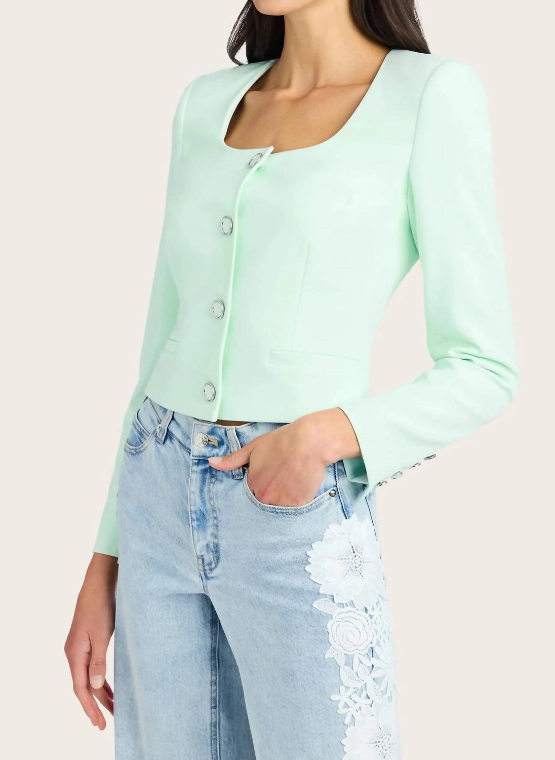 Generation Love - Jina Crepe Blazer