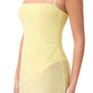 Afrm - Shea Rhinestone Sheer Maxi Dress With Bodysuit