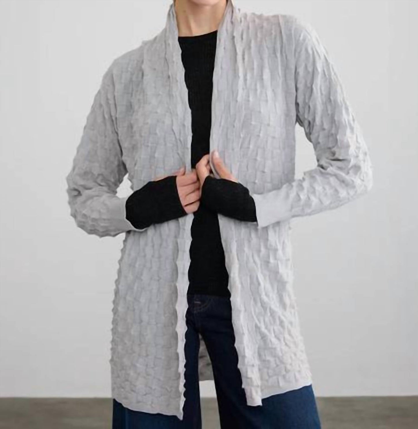 Margaret O'Leary - 3d Open Coat Cardigan Sweater