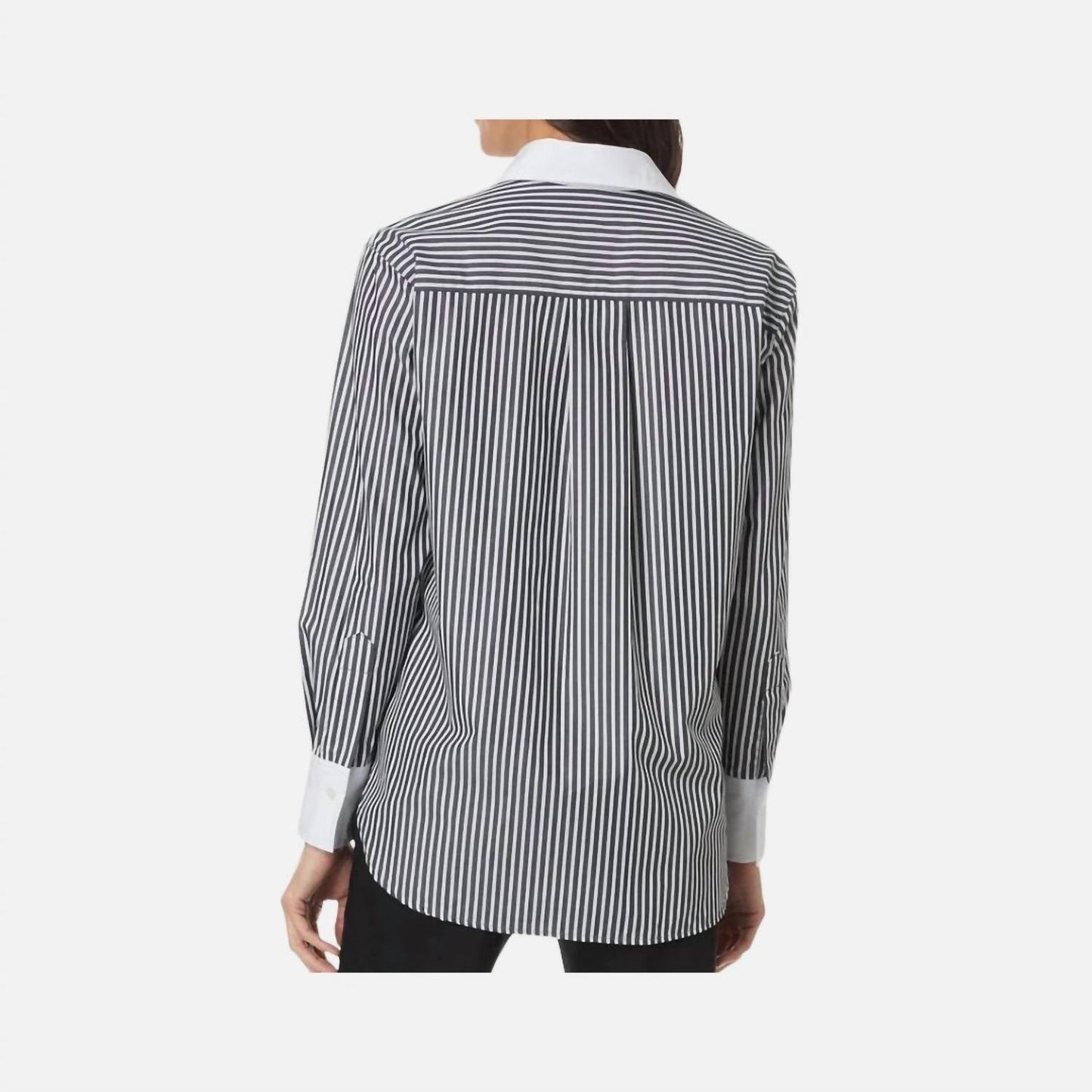 Elliott Lauren - Button Front Striped Shirt