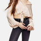 Topshop - Blush V Neck Front Tie Crop Top