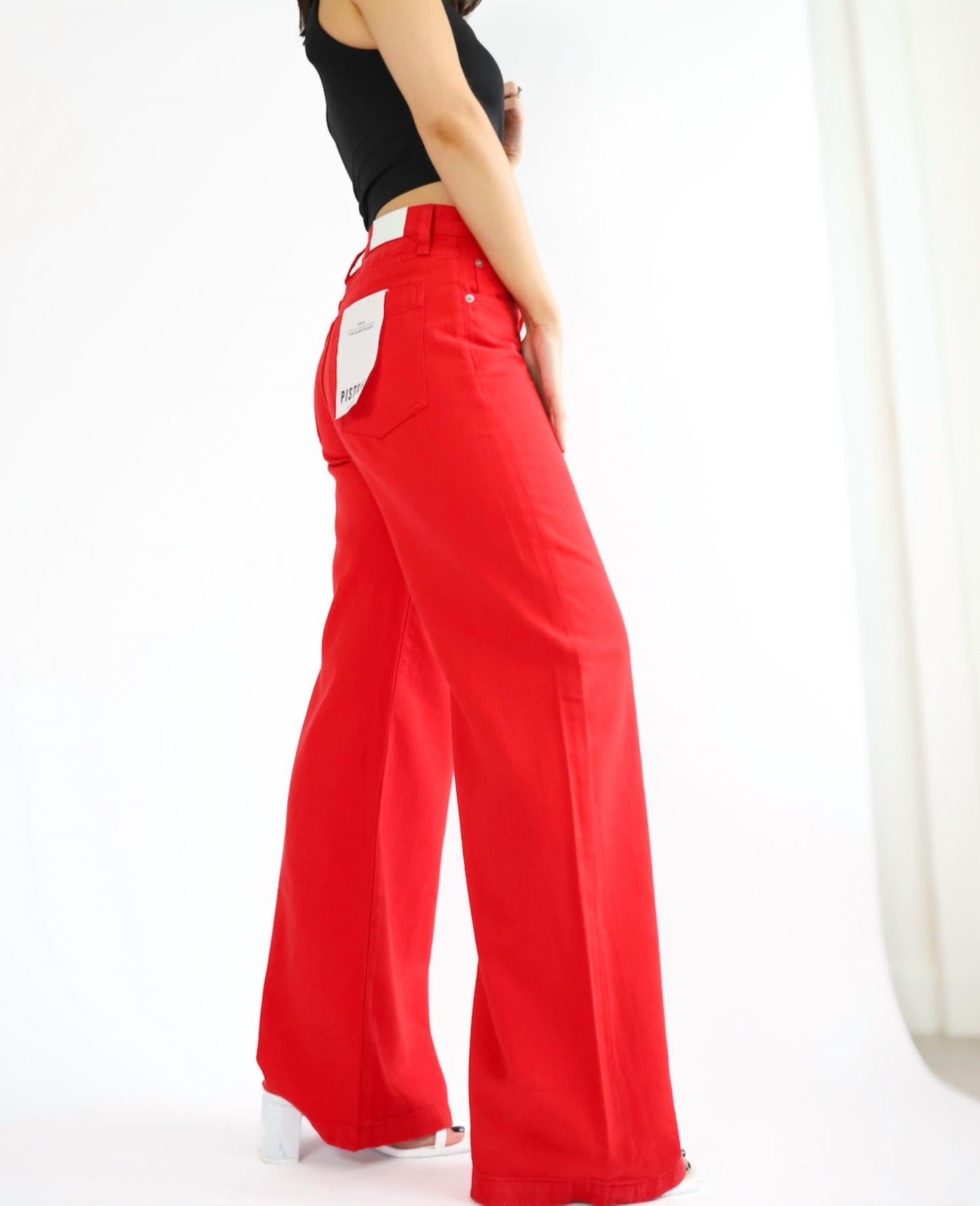 Pistola - Jadyn Low Slung Palazzo Jean