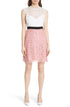 womens-sandro-mixed-lace-dress-size-6-us-38-fr-white