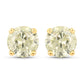 1.12 Carat Genuine LB Diamond 14K Yellow Gold Earrings