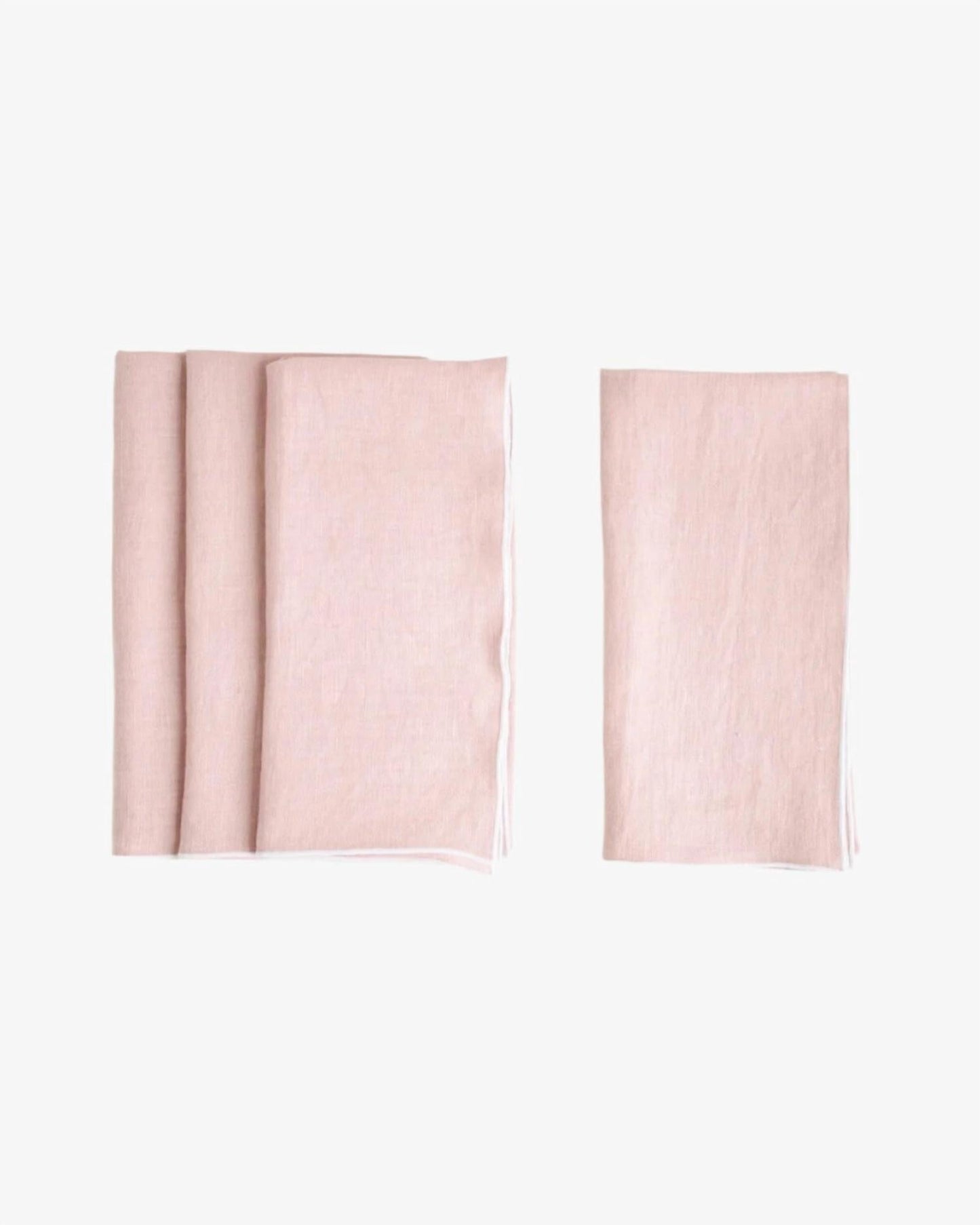 Borrowed Blu - Stone Washed Linen Napkins Set Of 4