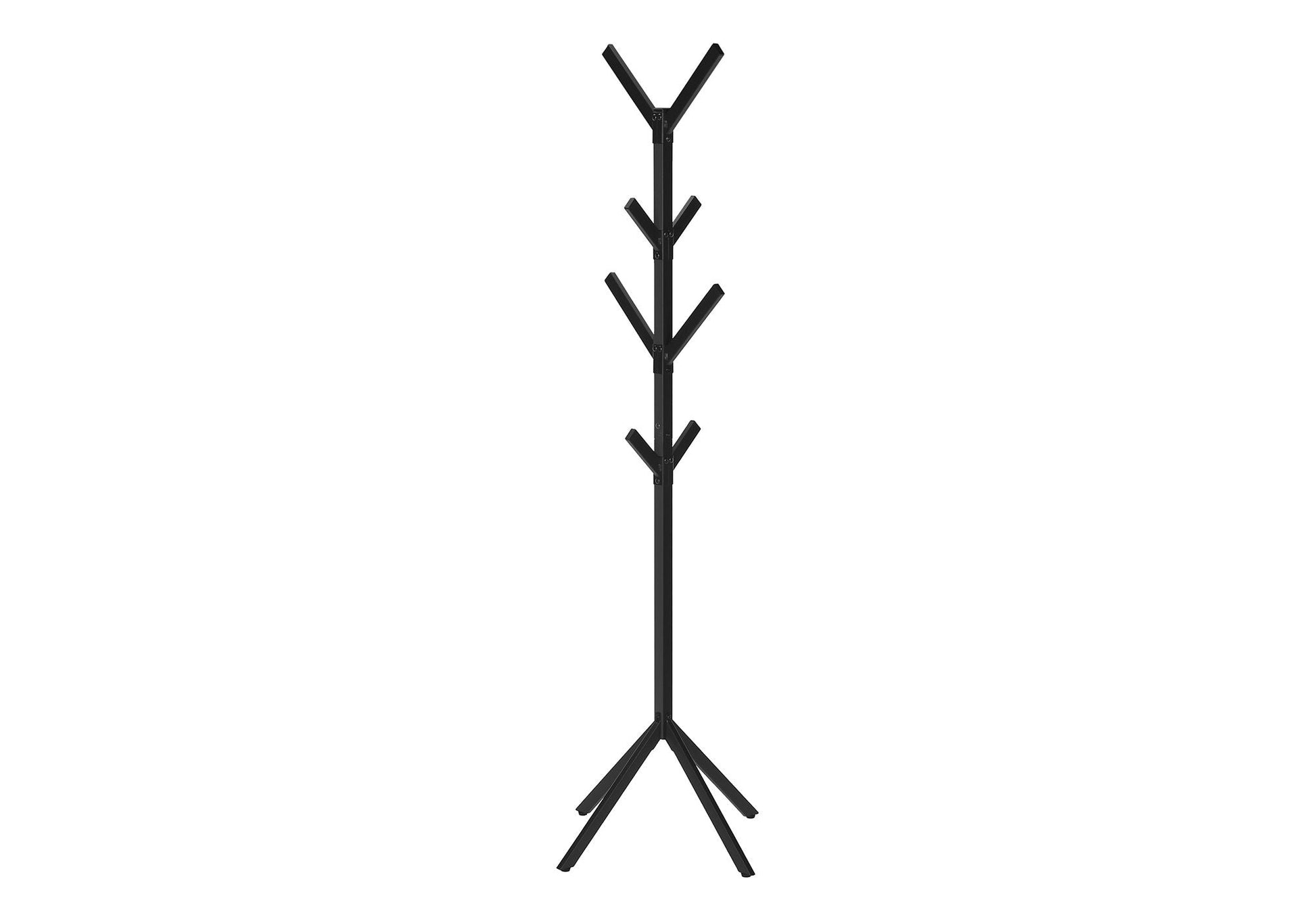 Coat Rack, Hall Tree, Freestanding, 8 Hooks, Entryway, Contemporary & Modern