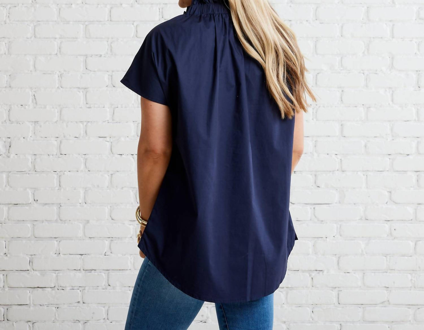 Caryn Lawn - Emily Short Sleeve Top