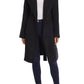 Women's Double Breasted Belted Twill Coat with Hood