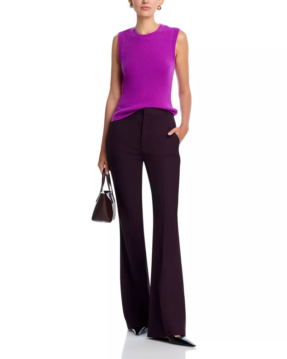 A.L.C. - Ian Sleeveless Cashmere Top