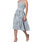 Lusana - Arlen Belted Poplin Midi Dress
