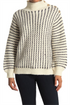 frnch-womens-black-mock-neck-sweater-size-medium