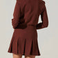 Astr - Denisa Faux Pearl Button Cardigan