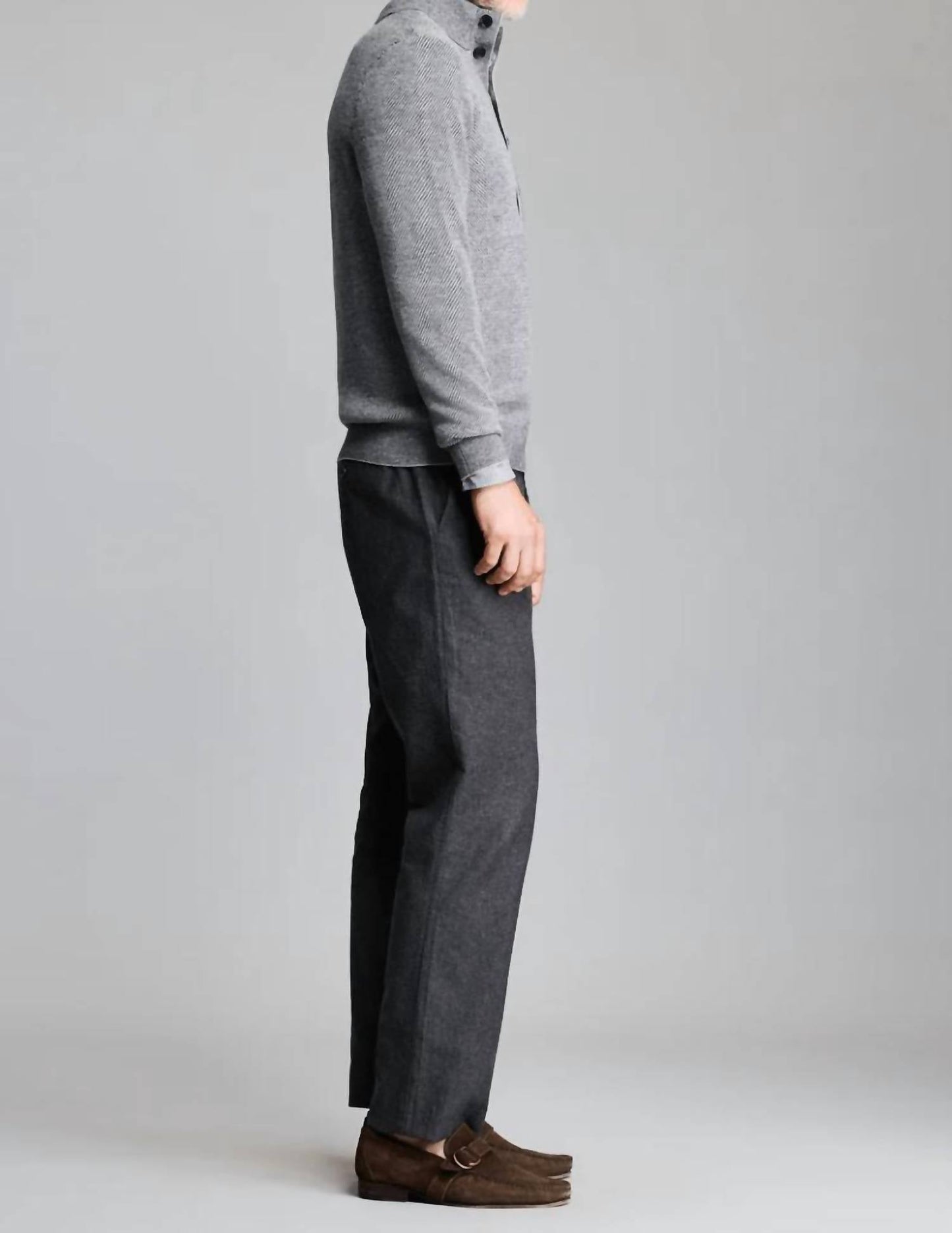 Billy Reid - Button Placket Twill Pullover