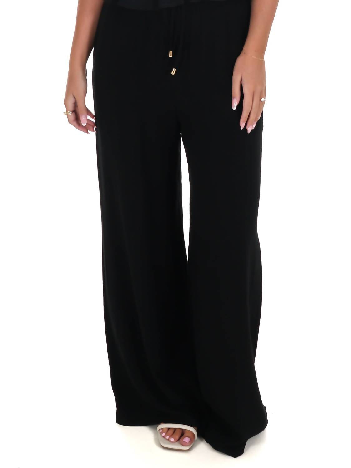 Allie Rose - Little Luxuries Linen Wide Leg Pants