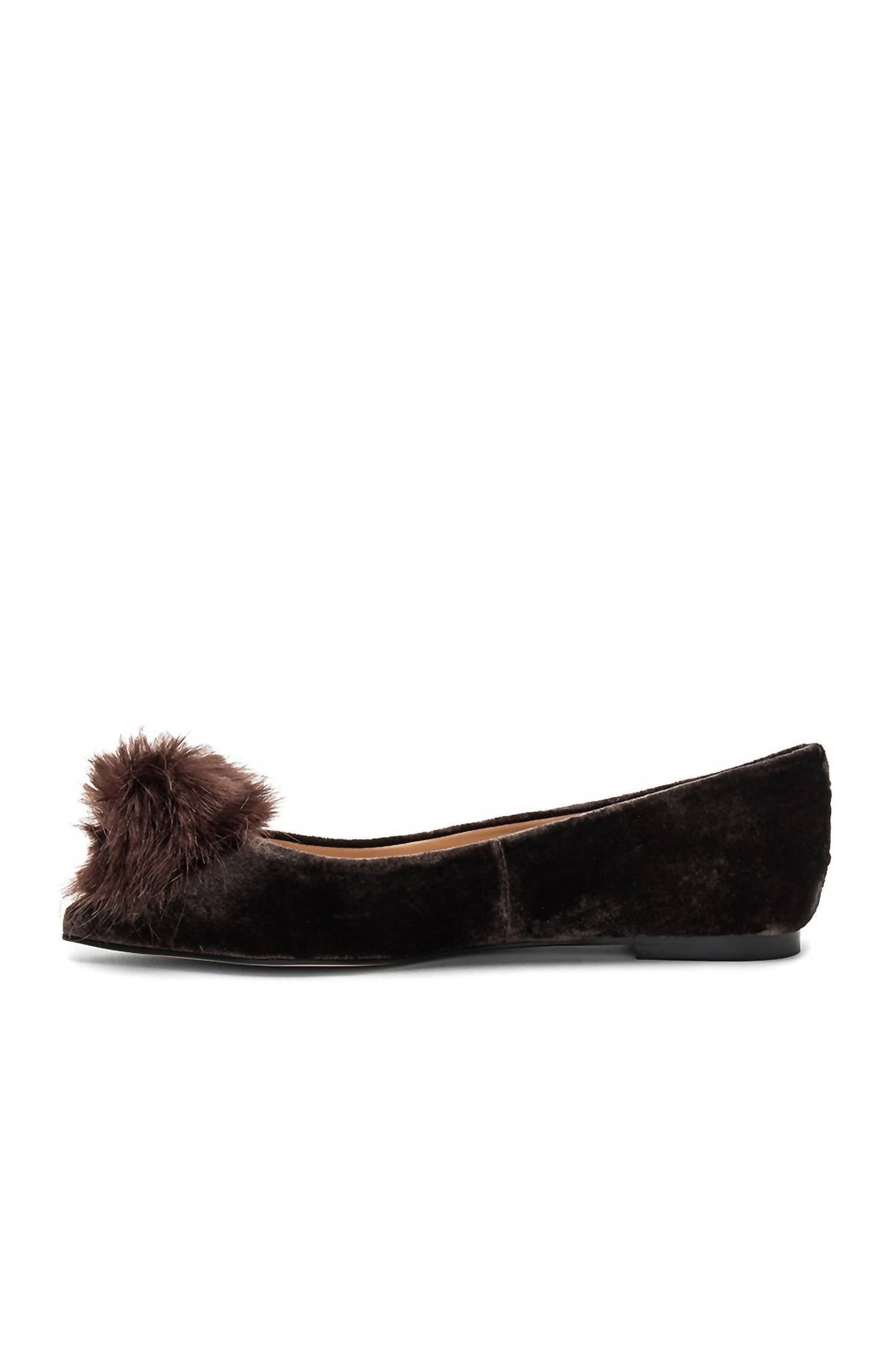 Sam Edelman - Women's Raddie Velvet Flat With Pom