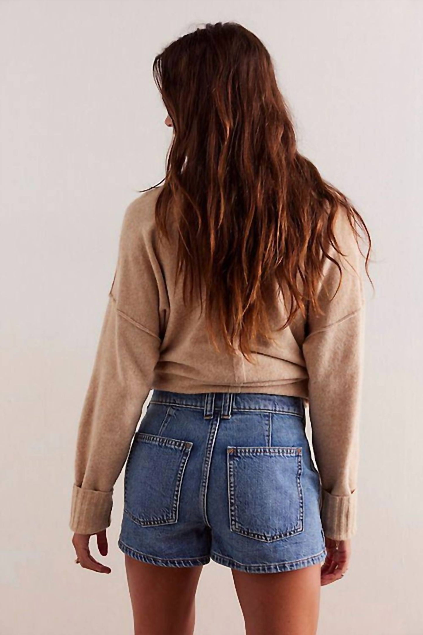 Free People - Bettie Sailor Patch Pocket Denim Shorts