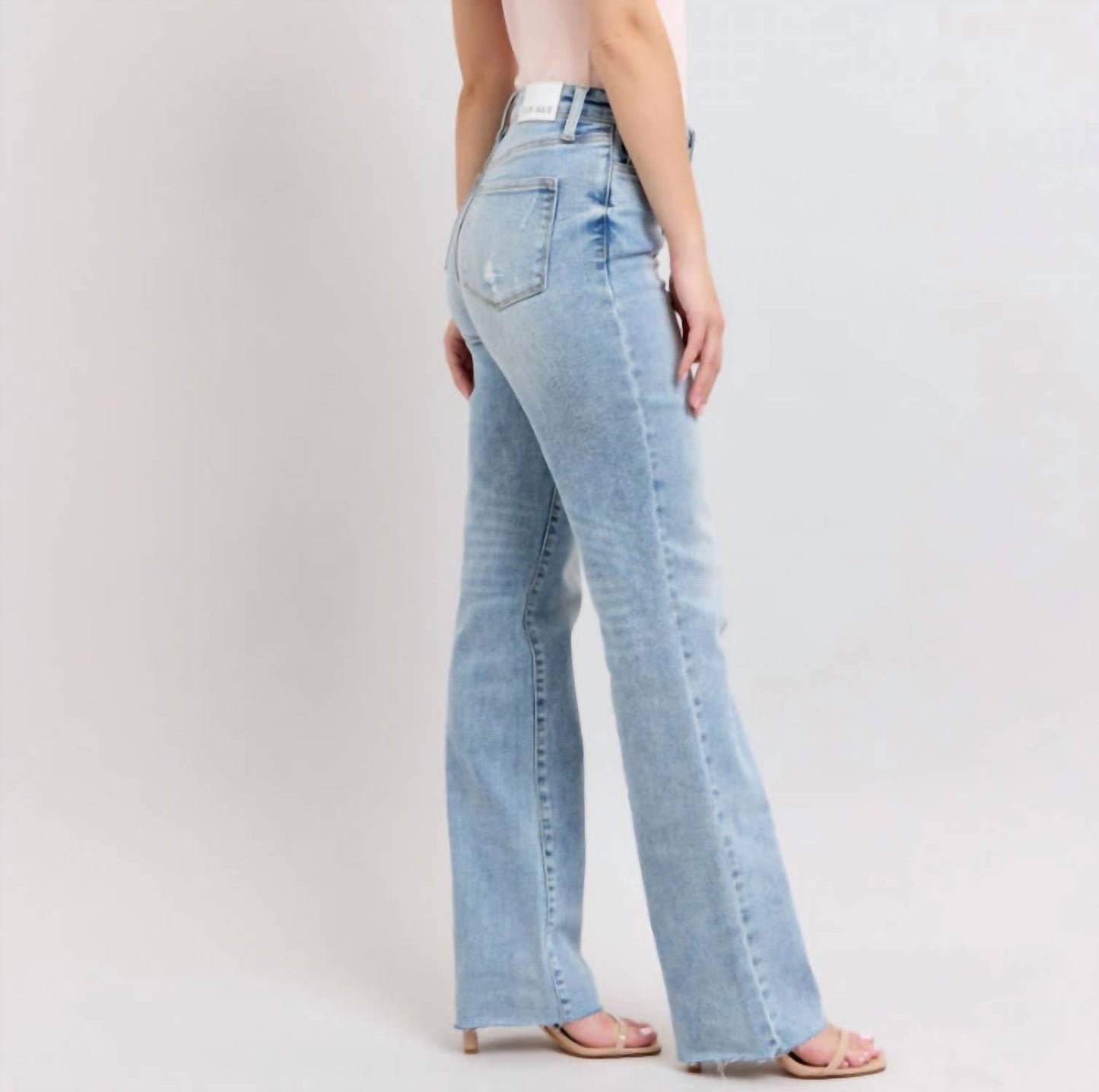 Judy Blue - High-rise Light Wash Dad Jeans