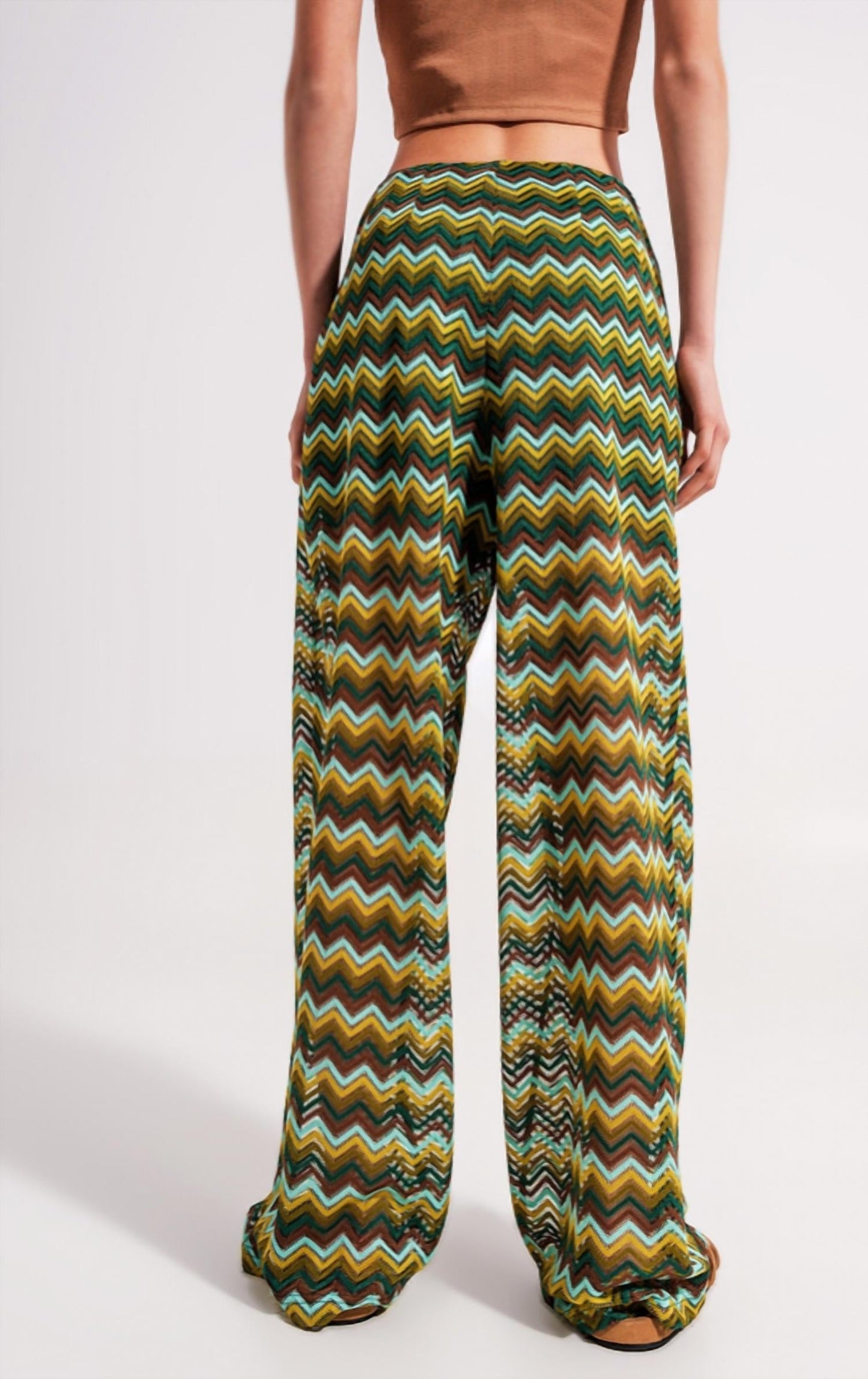 124 Voltaire - Zig Zag Crochet Pant