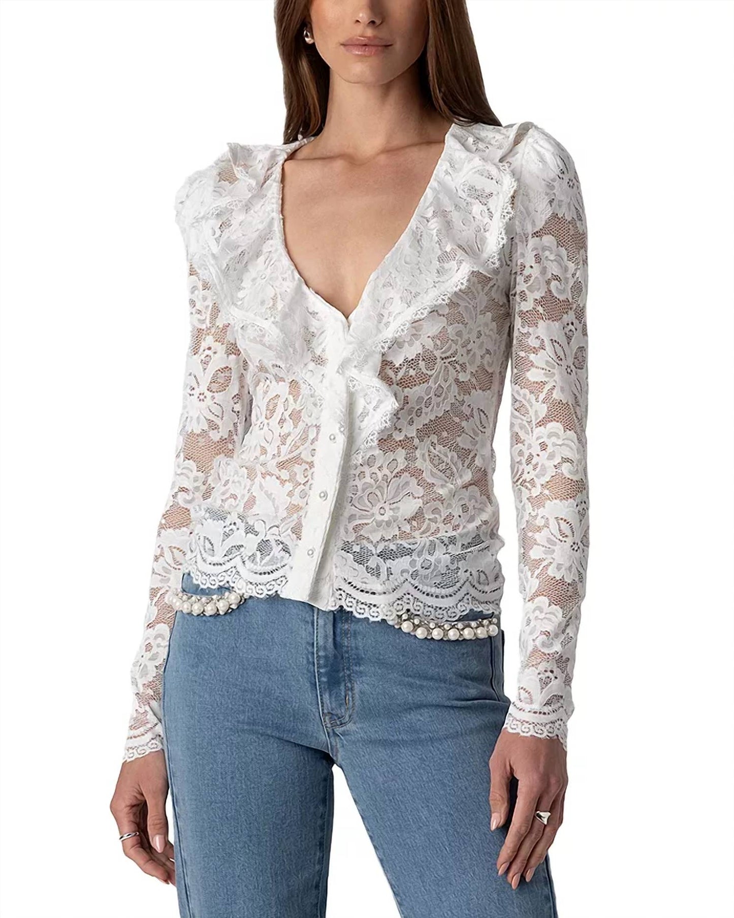 Generation Love - Corsa Lace Top