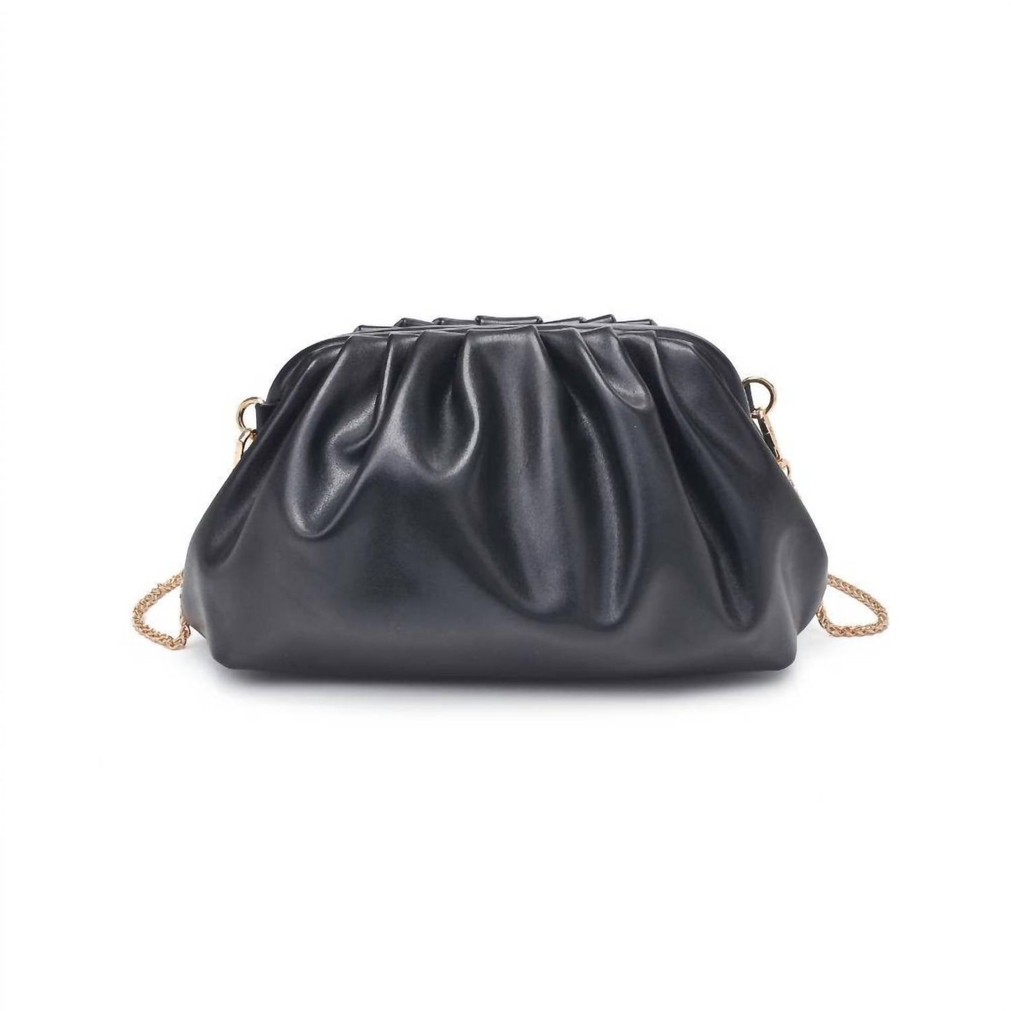 Urban Expressions - Carey Gold Studded Crossbody Clutch