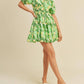 &Merci - Floral Print Tiered Mini Dress
