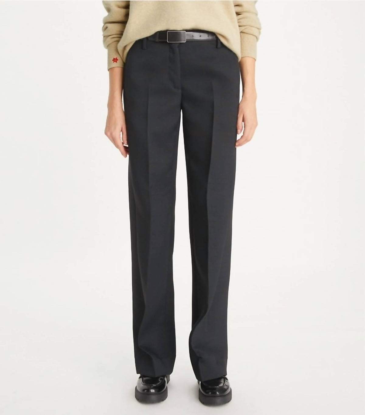 Tory Burch - Crepe Straight Pants