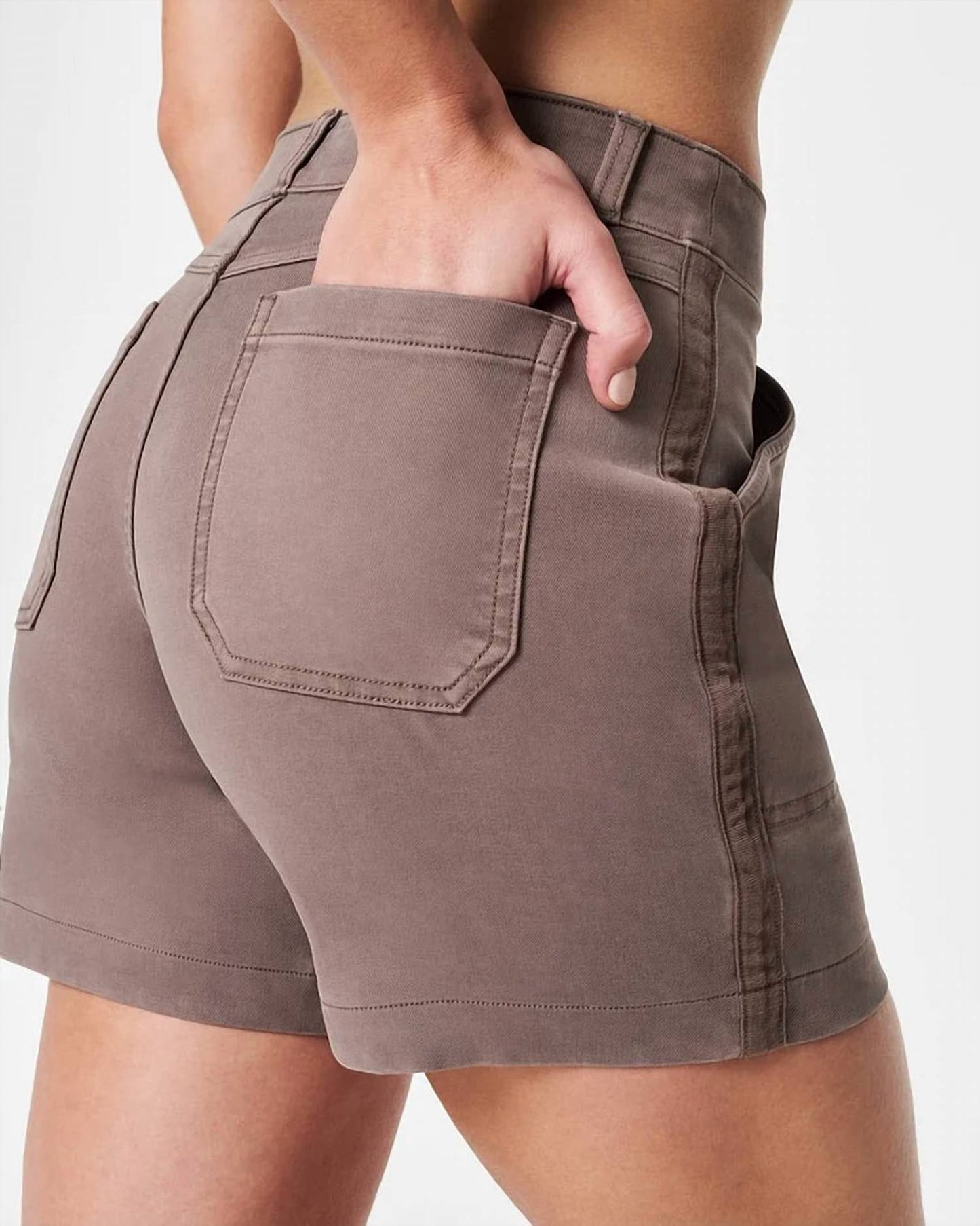 Spanx - 4" Twill Pull-on Shorts