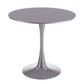 Mid-Century Tulip Table With Round Top and Pedestal Base