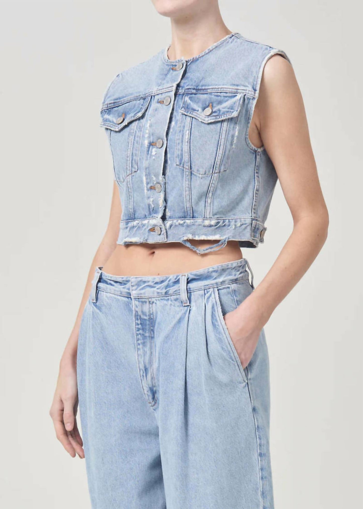 Agolde - Leo Cropped Vest