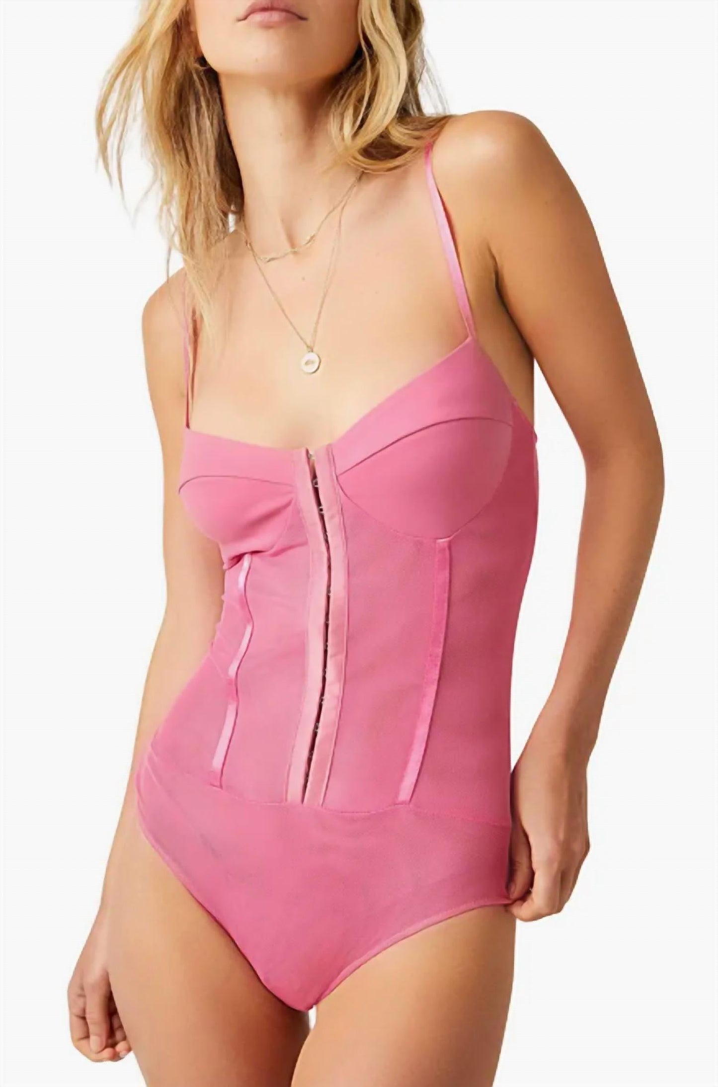 Free People - Night Rhythm Corset Bodysuit