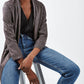 Topshop - Leopard Print Jacquard Soft Blazer