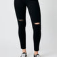 Judy Blue - High Waist Destroyed Raw Hem Skinny Jeans