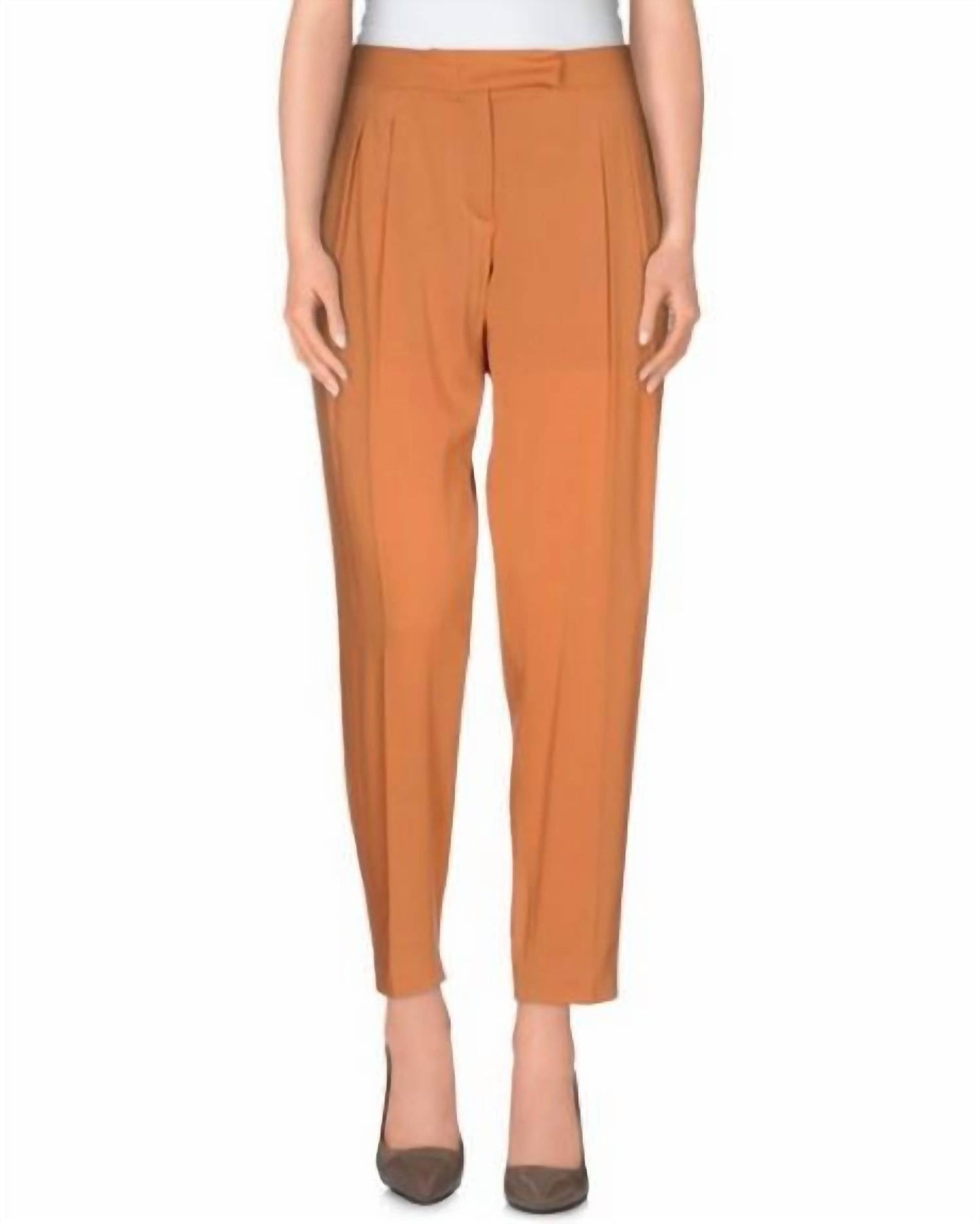M Missoni - Pleated Silk Ankle Casual Trousers