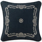 Waterford Sinclair Indigo 14 Square Decorative Pillow