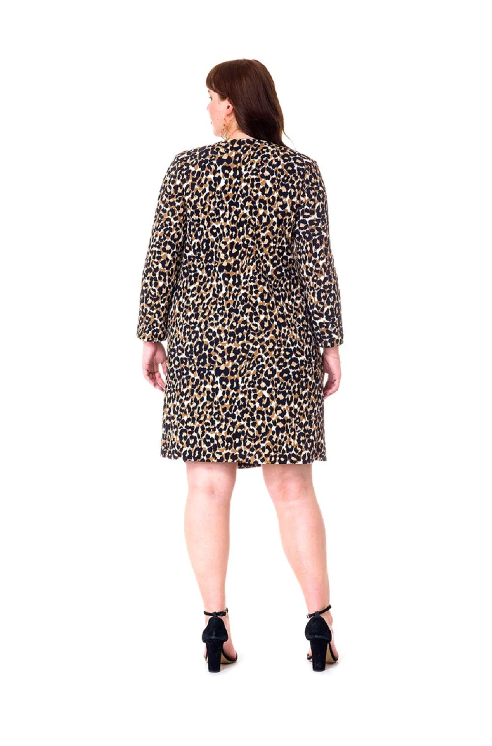 Cora Jacket in Leo Brown (Curve) Brown Size 3L