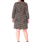 Cora Jacket in Leo Brown (Curve) Brown